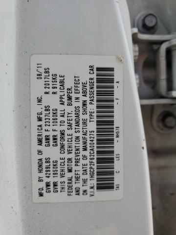 Photo 12 VIN: 1HGCP2F62CA004275 - HONDA ACCORD SE 