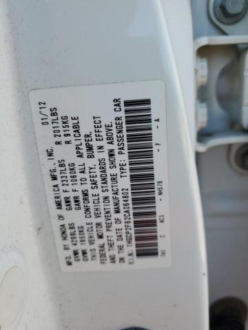 Photo 12 VIN: 1HGCP2F62CA064802 - HONDA ACCORD SE 