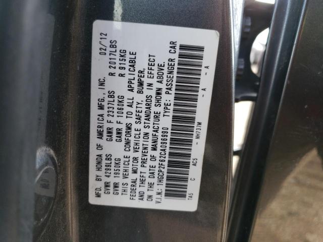 Photo 12 VIN: 1HGCP2F62CA096990 - HONDA ACCORD SE 