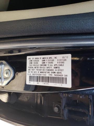 Photo 9 VIN: 1HGCP2F62CA111553 - HONDA ACCORD SE 