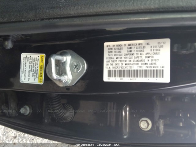 Photo 8 VIN: 1HGCP2F62CA132001 - HONDA ACCORD SDN 