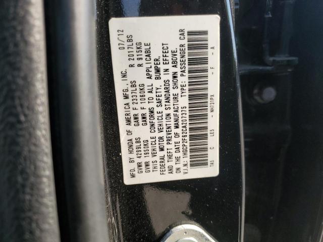 Photo 11 VIN: 1HGCP2F62CA207375 - HONDA ACCORD SE 