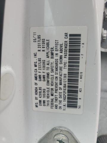 Photo 11 VIN: 1HGCP2F63BA127369 - HONDA ACCORD SE 