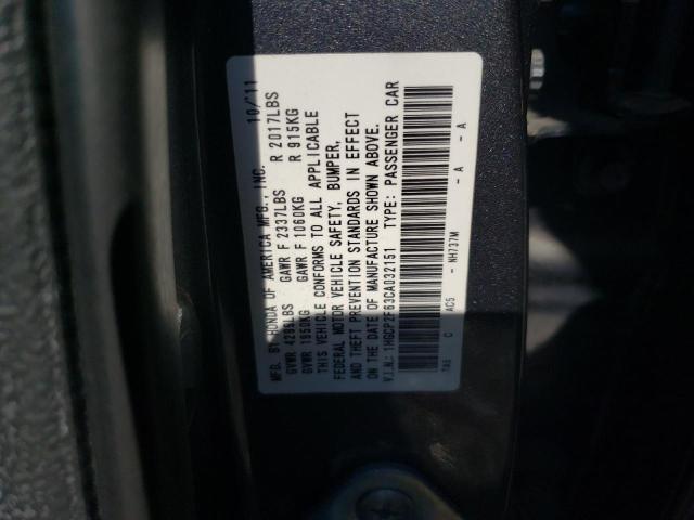 Photo 9 VIN: 1HGCP2F63CA032151 - HONDA ACCORD SE 