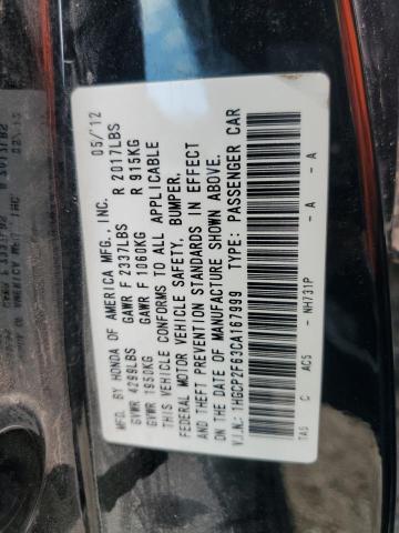 Photo 11 VIN: 1HGCP2F63CA167999 - HONDA ACCORD SE 