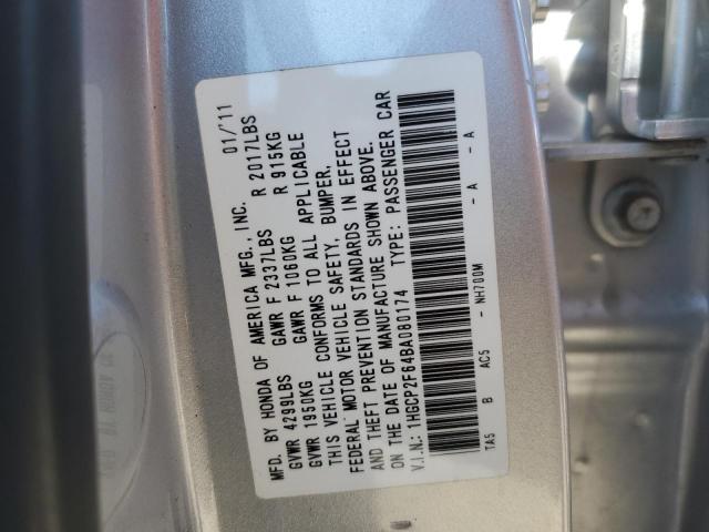 Photo 11 VIN: 1HGCP2F64BA080174 - HONDA ACCORD 