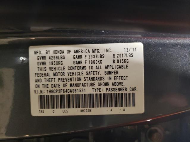 Photo 11 VIN: 1HGCP2F64CA061531 - HONDA ACCORD SE 