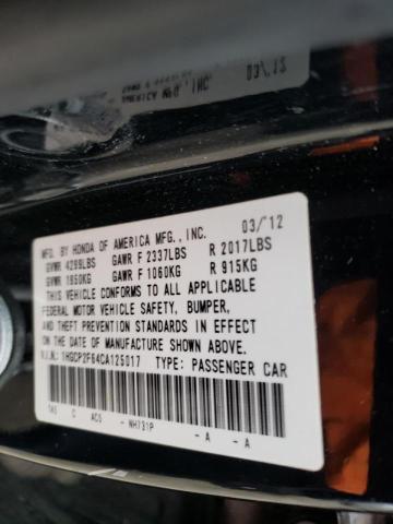 Photo 9 VIN: 1HGCP2F64CA125017 - HONDA ACCORD SDN 