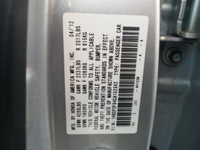 Photo 9 VIN: 1HGCP2F64CA152542 - HONDA ACCORD SE 