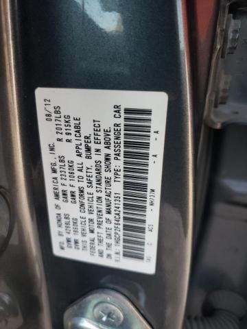 Photo 11 VIN: 1HGCP2F64CA241351 - HONDA ACCORD SE 