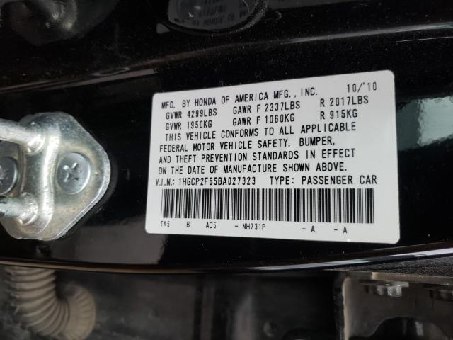 Photo 9 VIN: 1HGCP2F65BA027323 - HONDA ACCORD SE 