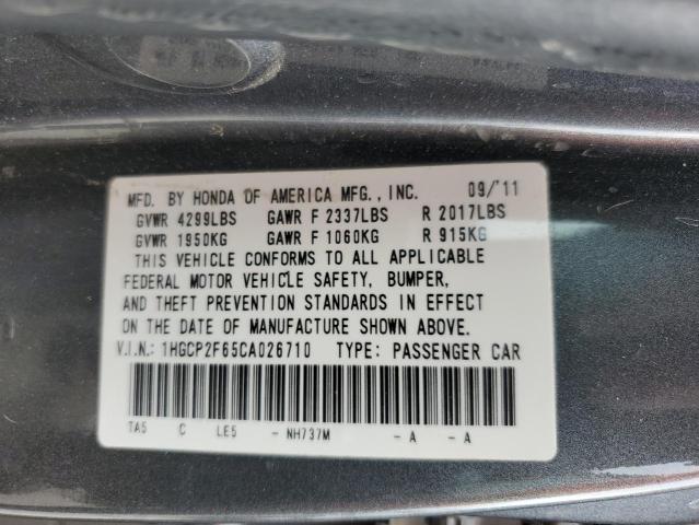 Photo 11 VIN: 1HGCP2F65CA026710 - HONDA ACCORD 