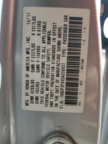 Photo 12 VIN: 1HGCP2F65CA038937 - HONDA ACCORD SE 