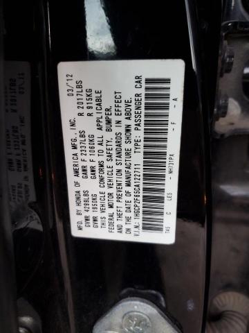 Photo 11 VIN: 1HGCP2F65CA122711 - HONDA ACCORD SE 