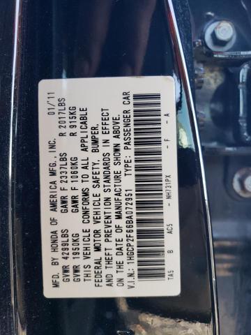 Photo 12 VIN: 1HGCP2F66BA072951 - HONDA ACCORD SE 