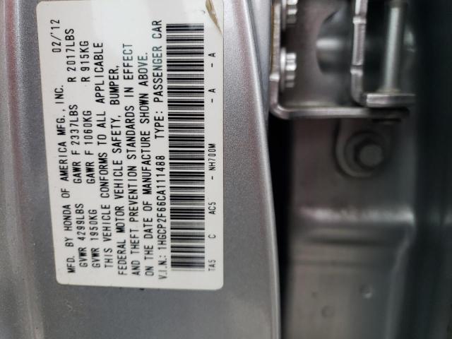 Photo 11 VIN: 1HGCP2F66CA111488 - HONDA ACCORD SE 