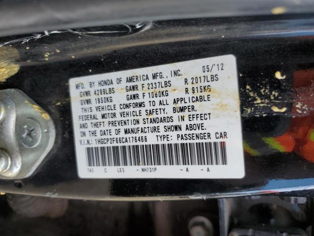 Photo 11 VIN: 1HGCP2F66CA176468 - HONDA ACCORD 