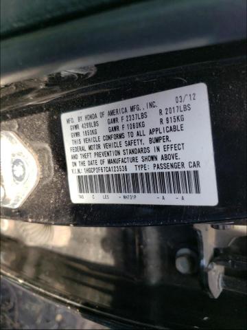 Photo 9 VIN: 1HGCP2F67CA123536 - HONDA ACCORD SE 