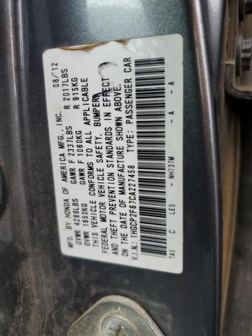 Photo 11 VIN: 1HGCP2F67CA227458 - HONDA ACCORD 