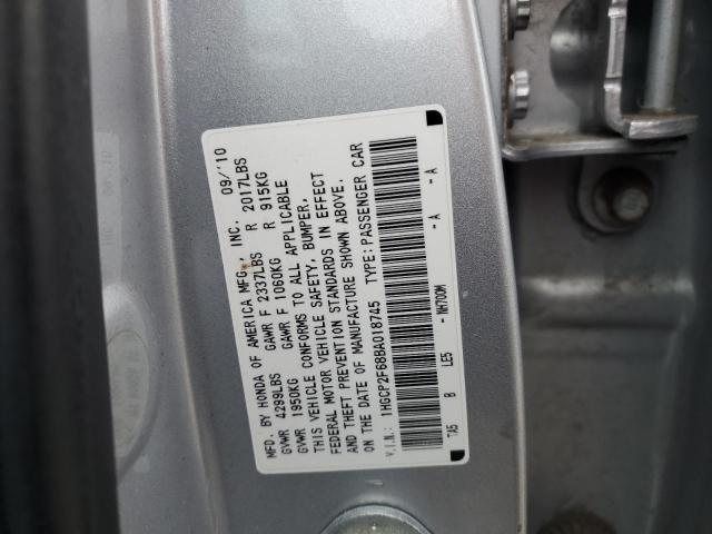 Photo 11 VIN: 1HGCP2F68BA018745 - HONDA ACCORD SE 