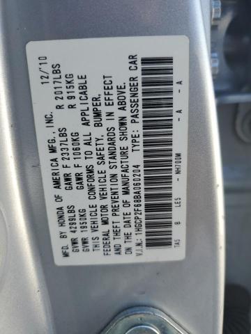 Photo 11 VIN: 1HGCP2F68BA060204 - HONDA ACCORD 