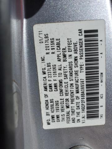 Photo 11 VIN: 1HGCP2F68BA089587 - HONDA ACCORD SE 