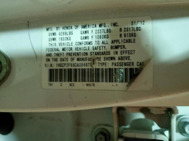 Photo 12 VIN: 1HGCP2F68CA084875 - HONDA ACCORD SE 