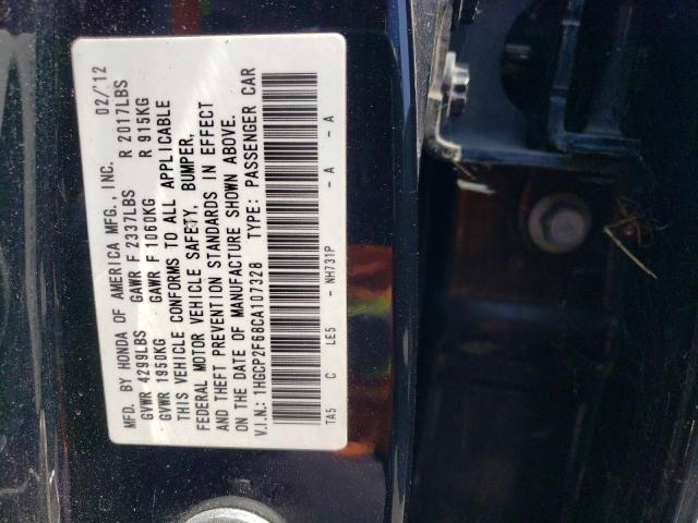 Photo 11 VIN: 1HGCP2F68CA107328 - HONDA ACCORD SE 