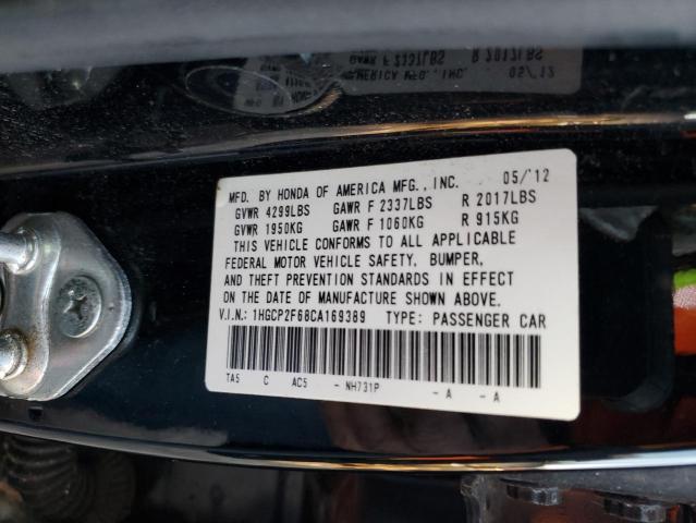 Photo 11 VIN: 1HGCP2F68CA169389 - HONDA ACCORD 