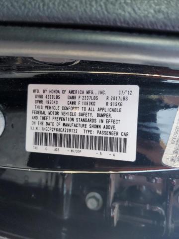 Photo 9 VIN: 1HGCP2F68CA209132 - HONDA ACCORD SE 