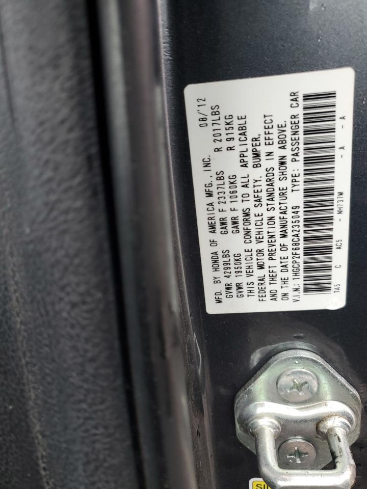 Photo 11 VIN: 1HGCP2F68CA235049 - HONDA ACCORD 