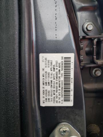 Photo 9 VIN: 1HGCP2F69BA144533 - HONDA ACCORD SE 