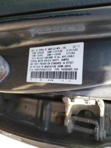 Photo 9 VIN: 1HGCP2F69CA012325 - HONDA ACCORD SE 