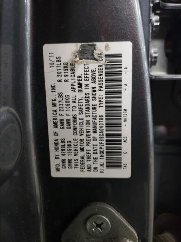 Photo 11 VIN: 1HGCP2F69CA040786 - HONDA ACCORD SE 