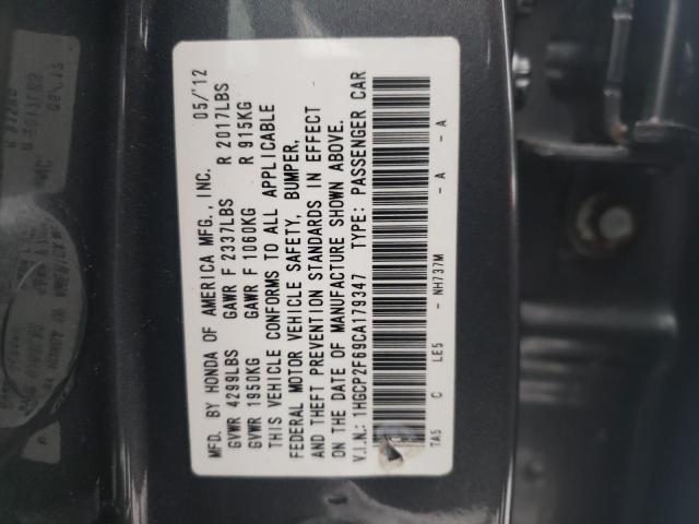 Photo 11 VIN: 1HGCP2F69CA179347 - HONDA ACCORD 