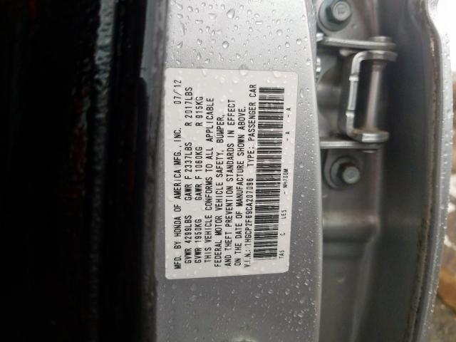 Photo 9 VIN: 1HGCP2F69CA207096 - HONDA ACCORD SE 