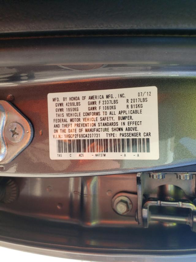 Photo 9 VIN: 1HGCP2F69CA207731 - HONDA ACCORD SE 