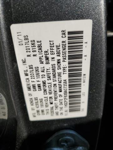 Photo 12 VIN: 1HGCP2F6XBA073584 - HONDA ACCORD SE 