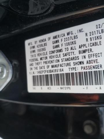 Photo 9 VIN: 1HGCP2F6XBA095164 - HONDA ACCORD SE 