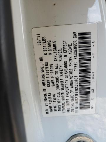 Photo 11 VIN: 1HGCP2F6XCA013807 - HONDA ACCORD SE 