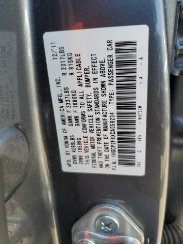 Photo 11 VIN: 1HGCP2F6XCA059234 - HONDA ACCORD 