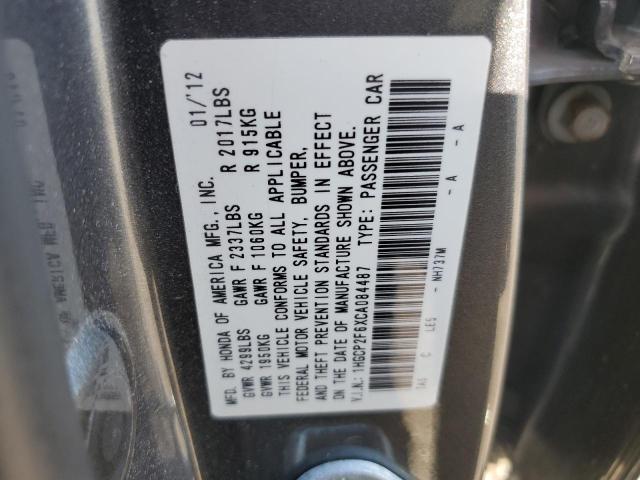 Photo 9 VIN: 1HGCP2F6XCA084487 - HONDA ACCORD SE 