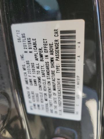 Photo 11 VIN: 1HGCP2F6XCA203414 - HONDA ACCORD SE 