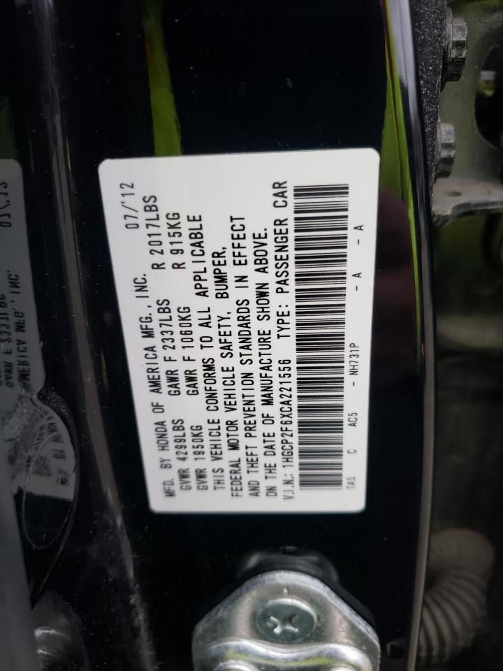 Photo 11 VIN: 1HGCP2F6XCA221556 - HONDA ACCORD 