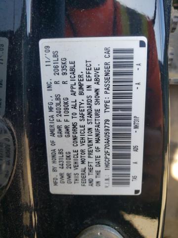 Photo 11 VIN: 1HGCP2F70AA059779 - HONDA ACCORD EX 