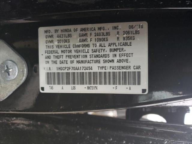 Photo 12 VIN: 1HGCP2F70AA172454 - HONDA ACCORD SED 