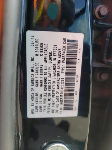 Photo 9 VIN: 1HGCP2F70CA232235 - HONDA ACCORD EX 