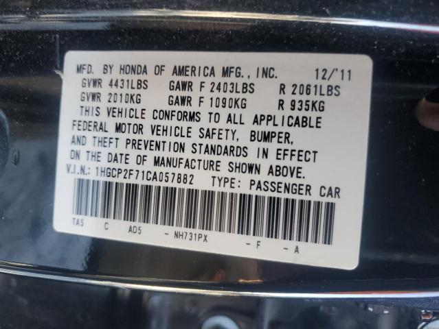 Photo 11 VIN: 1HGCP2F71CA057882 - HONDA ACCORD 