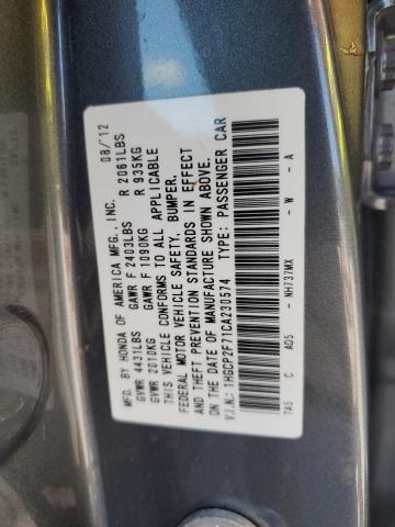 Photo 11 VIN: 1HGCP2F71CA230574 - HONDA ACCORD EX 