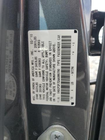 Photo 11 VIN: 1HGCP2F72AA086790 - HONDA ACCORD 